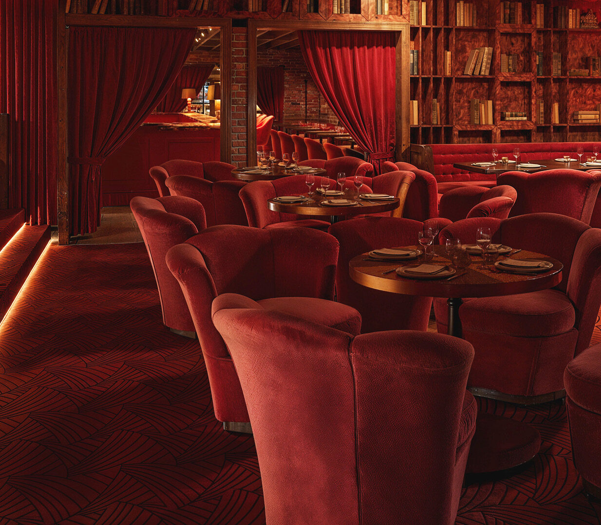 Bernadette’s velvet and books