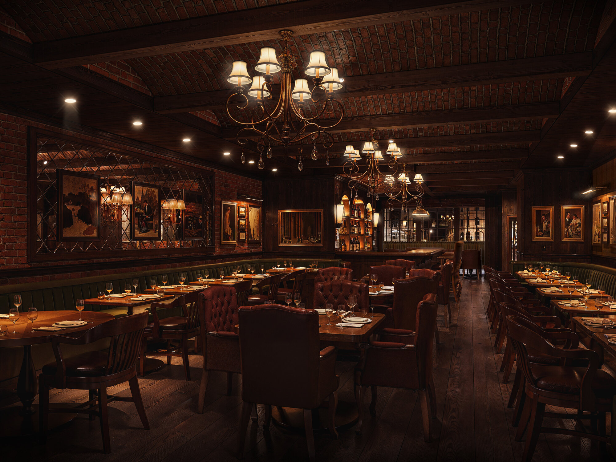 The Oak Room wordmark and key art