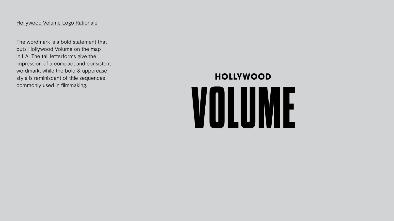 Hollywood Volume wordmark