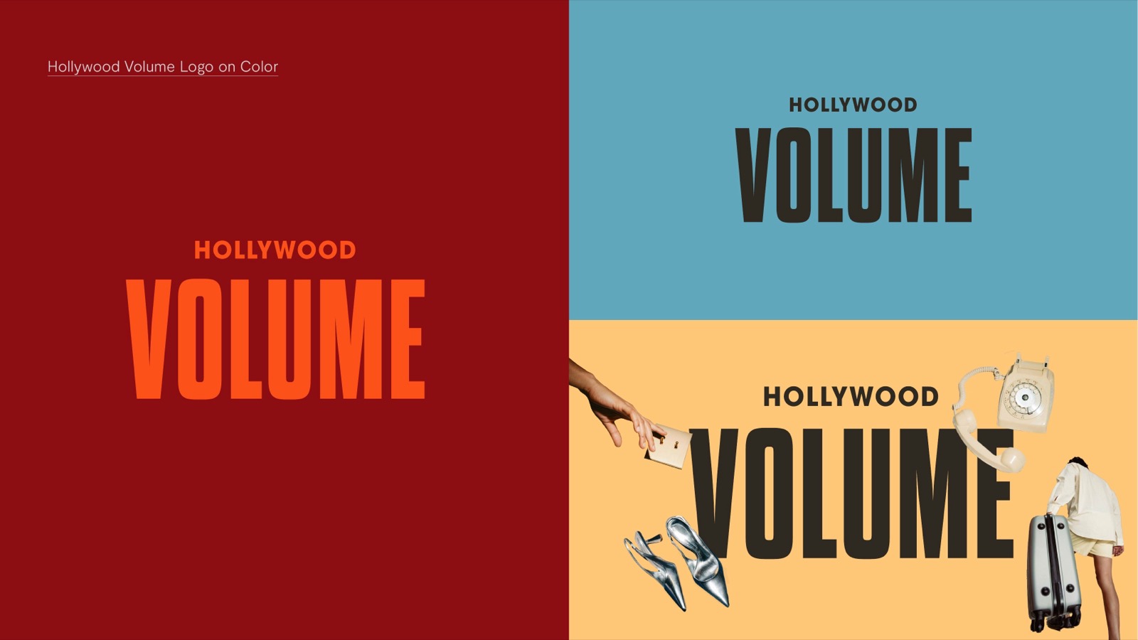 Hollywood Volume logo on color